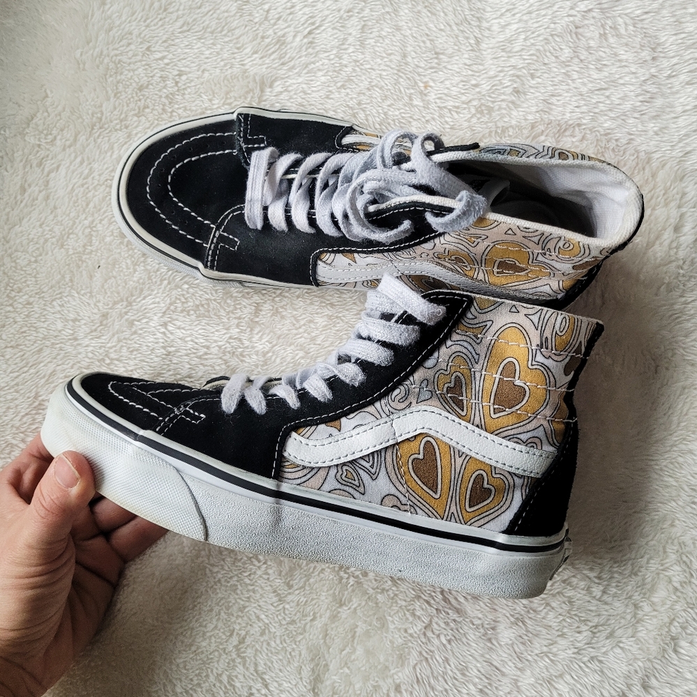 Vans Sk8-Hi Tapered Trippy Hearts Shoes W6